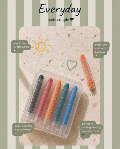 Chalk Markers for Kids • Washable & Wipeable • For Magnetic Playwall, Whiteboard & Glass