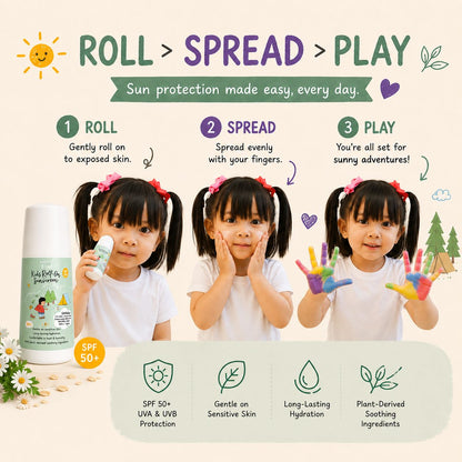 Beyond Kind Kids Roll-On Sunscreen™ SPF 50+