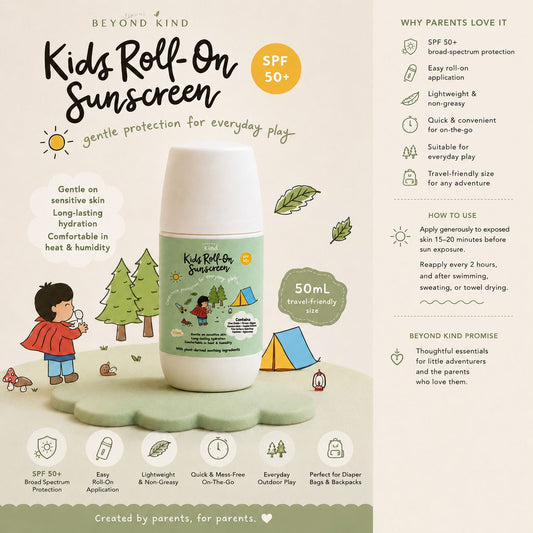 Beyond Kind Kids Roll-On Sunscreen™ SPF 50+
